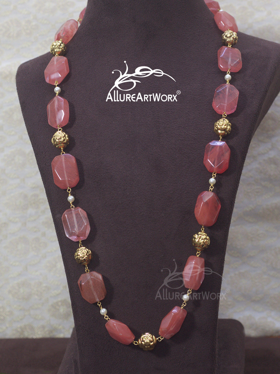 Cherry Quartz Neckpiece